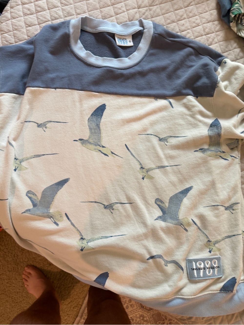 Taylor Swift Seagull Print Pullover Sweatshirt